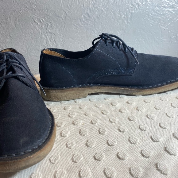 DONT STEP ON MY BLUE SUEDE SHOES! J CREW Superior Shoes Blue Suede Chukka Shoe - Picture 10 of 16